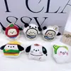 Lindo Peluche de Dibujos Animados Perro Parchai Perro Tomate Muñeco Broche Colgante para Bolsa Ropa Bufanda Decorativo DIY