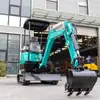 Exportación Excavadora Agrícola Fábrica Mini Excavadora Hidráulica 1800kg Construcción Trituración Máquina de Gancho Pequeño