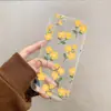 Estuche Suave Transparente Antigolpes de Flor Amarilla para iPhone 17 de Pantalla Completa, Superventas Transfronterizo para Apple 16/15 con Tacto Premium