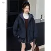 Chaqueta acolchada con capucha nueva para niñas de principios de invierno, talla mediana y grande para niños, chaqueta cálida engrosada, ropa de algodón para estudiantes al aire libre