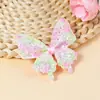 Tela de Mariposa con Brillo Láser Gretel con Materiales para Accesorios de Cabello Hechos a Mano DIY, Pinzas para el Cabello, Accesorios de Decoración para Zapatos y Sombreros, Parches
