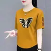 Comercio Electrónico Transfronterizo Despacho Marca Estilo Chino Nuevo Estilo Chino Camiseta Estampada de Manga Corta Holgada Capa Base Moda Casual Superior