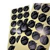Piezas galvanizadas directas de fábrica película protectora esmerilada a prueba de polvo a prueba de rayones troquelado profesional buen desgarre película de sombreado negro