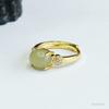 Anillo de Jade Hetian Natural Guan Yu Anillo de Apertura Ajustable Joyería de Jade Fábrica Venta al por Mayor Dropshipping S3100603