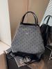 Bolso de Lona de Gran Capacidad para Viajes Diarios para Mujer 2026 Nuevo Estilo Coreano Bolso Tote de Lunares Bolso de Hombro Versátil