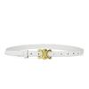Cinturón Fino Casual Versátil para Mujer, Estilo Arco del Triunfo en Cuero Sintético, Cinturón de Moda Tendencia Estilo Ins