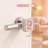 Almohadilla anticolisión para manija de puerta, silicona, diseño lindo, adecuada para puertas de entrada y dormitorio, almohadilla silenciosa, pegatina anticolisión, amortiguador, protección de pared contra impactos
