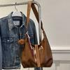 Estilo ocidental 2024 outono e inverno novo simples personalizado casual bolsa feminina bolsa de ombro de grande capacidade bolsa de classe
