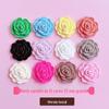 Senhorita versão fosca grande camélia resina acessórios diy com broche decorativo headwear material pingente feito à mão