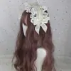 Estilo Japonês Menina Suave Lolita Faixa de Cabelo Grampo de Cabelo com Renda lolita Doce Diário Versátil kc Acessório de Cabeça com Laço Faixa de Cabelo
