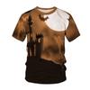 Camiseta para Hombre, Ropa Y2K, Cómics, Camiseta de Halloween, Fantasma
