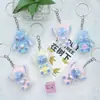 Llavero de Stitch Colgante de Muñeco de Dibujos Animados, Juguete de Peluche de Stitch Caja Sorpresa, Accesorio para Teléfono DIY