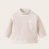 Roupas Infantis de Desenho Veludo Alemão Gola Alta Meia Camiseta Básica Meninos Camiseta de Manga Longa Roupa de Inverno Outono e Inverno Meninas Tops de Bebê t