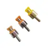 Conector Macho Loto RCA, Conector de Audio y Video AV Plano de Alta Resistencia de Cuatro Pines RCA de un Solo Pin de Alta Resistencia