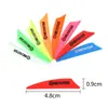 Pluma protectora de ranura de aire ACC, pluma de flecha de plástico rápida, accesorios DIY para arco y flecha