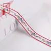 Cinta jacquard floral simple estilo vintage de 1.8 cm, utilizada como accesorio para ropa, decoración del hogar, cortinas y varios proyectos de bricolaje. G3683