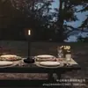 Luminária de mesa noturna criativa recarregável sensível ao toque, estilo nórdico moderno minimalista, para ambiente de quarto, restaurante e bar