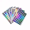Impresión Personalizada Vinilo Permanente Holográfico Impermeable Pegatina Impresión UV Marca OEM/ODM Forma Personalizada