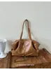 Comercio Exterior Venta al por Mayor Moda Nicho Bolsos de Axila para Mujer Nuevo Retro Simple Bolso Tote Gran Capacidad Viaje Diario Bolso de un Solo Hombro