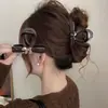 Pinza para el pelo con lazo de cachorro vintage para mujer, Nuevo estilo de alta gama 2026, Accesorio grande para el pelo grueso