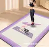 Tapete Absorvente de Choque Antiderrapante para Pular Corda para Estudantes, Tapete para Pular Corda de Yoga em Casa Indoor, Tapete de Piso Moderno de Terra de Diatomáceas para Esportes