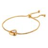Pulsera geométrica sencilla de acero de titanio con diamantes japoneses y coreanos, pulsera de cadena de perlas, pulsera de acero inoxidable, joyería al por mayor
