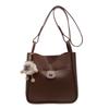 Bolso pequeño de mensajero de color contrastante popular de este año para mujer, nueva moda 2025, versátil, bolso de hombro con textura retro