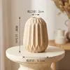 Jarrón Pequeño de Cerámica Estilo Wabi-Sabi Transfronterizo, Florero de Cerámica Gruesa Vintage, Entrada del Hogar, Sala de Estar, Estudio, Adorno de Decoración de Escritorio