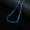 Cuentas Sueltas de Cristal de Bambú de Color Láser Iridiscente Accesorios para Pulseras DIY Colgante para Collar Cuentas de Oración Cuentas Espaciadoras Accesorios