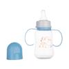 Biberón de polipropileno para bebés de 150 ml, resistente a caídas, calibre estándar, fabricante mayorista de comercio exterior.