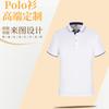Polo de Algodão Seda com Lapela Camiseta Roupas de Grupo Personalizadas Camiseta Roupas de Classe Roupas de Trabalho Estampa DIY Logo Padrão