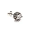 Brincos Estilo Americano Retrô de Alta Qualidade Estilo Cool Cravejados com Diamantes para Homens e Mulheres Ins Nicho Simples Combinação Livre Joias de Orelha em Aço Titânio