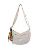 2026 Nueva Bolsa Grande para Empanadas para Mujer, Casual, Moderna, Versátil, Ligera, Color Sólido, Bolso de Hombro Cruzado para Viajar
