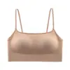Base Líquida Invisível Estilo Colete Push-Up para Seios Pequenos Esportivo Sem Corrida Anti-Queda Sutiã Sem Costura Four-Season 6070