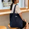 Bolsa de Lona Jeans para Homens e Mulheres, Bolsa Tote de Ombro de Grande Capacidade, para o Trabalho, Lazer, de Alta Qualidade, Bolsa de Mão Simples e Versátil