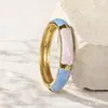 Pulseira Novo Estilo Amazon Cross Europe Pulseira Fashionable Personalidade Estilo Cool Textura de Mármore com Óleo Pingado Joia de Mão Retrô