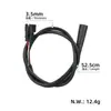 Compatible con el cable adaptador de faro de tres orificios para KukirinG2ProDB (con conector negro) cable de conexión de instrumentos integrado