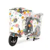 Funda de Lluvia para Vehículo Eléctrico, Universal para Todas las Estaciones, Funda Impermeable y a Prueba de Lluvia para Bicicleta Eléctrica, Funda Transparente de Dibujos Animados para Protección Solar