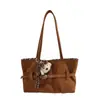 Bolsa Grande de Estampado de Leopardo para Mujer 2026 Nuevo Otoño/Invierno Nicho Sensación de Alta Gama Bolso de Hombro Único Bolso Tote para el Trabajo y el Trayecto Tendencia