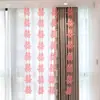Tira Longa Rosa com Caractere Dupla Felicidade para o Casamento da Noiva, Decoração da Sala de Estar, Arranjo do Quarto de Casamento, Adereços para Fotos da Noiva, Roupão de Manhã, Casamento