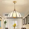 Luminária Pendente Dupla Face Estilo Americano em Cobre Puro para Hall de Entrada, Corredor, Quarto, Escritório, Varanda, Anti-ferrugem, Lustre Criativo de Cobre