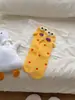 Calcetines de lana australiana cálidos y gruesos estilo otoño e invierno para mujer, calcetines de media pantorrilla con diseño de animal de dibujos animados tridimensional, calcetines lindos y divertidos para dormir