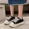 Zapatos de Lona Retro para Mujer Primavera y Otoño 2025 Estilo Hong Kong Modernos Transpirables Zapatos Blancos Estudiante Ins Suela Gruesa Casual de Tabla Bonitos