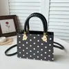 Bolso Pequeño Cuadrado de Lunares de Moda, Bolso de Hombro Casual, Bolso Cruzado Elegante para Mujer, Bolso de Viaje de Moda 2026 para Mujer
