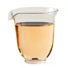 Copo de Fair de Vidro de Borossilicato Alto Estilo Chinês, Caneca de Chá Transparente Resistente ao Calor Feita à Mão, Resistente a Altas Temperaturas Estilo Japonês, Caneca de Chá Não Quente