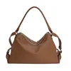Bolsa Tote Estilo Normcore Transfronteiriça para Mulheres 2025 Outono Nova Grande Capacidade High-End Simples de Ombro/Axila Tendência