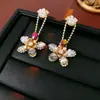 Brincos de Borla Gota d'Água Agulha de Prata, Brincos de Temperamento Nicho Estilo Étnico, Brincos Versáteis Elegantes de Luxo Leve