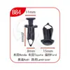 Clips de Fijación Rápida Universal Xinyida para Parachoques Delantero y Trasero, Guardabarros y Maletero de Coche