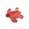 Manualidad de tortuga de cristal de colores, regalo, pieza decorativa, animal marino realista, exquisito regalo de cumpleaños para niños, disponible para venta al por mayor