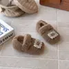 Zapatos de Princesa para Niña con Pedrería y Piel 2025 Invierno Lana de Cordero Algodón Zapatos Lindos Suaves Lindos Moda para Bebé Niña Zapatos Doudou